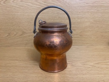 Naczynie, wiadro miedziane 1L