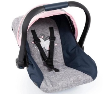 SIEDZONKO DO SAMOCHODU Z BALDACHIMEM SZARY