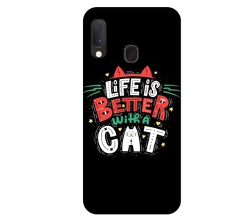 Etui pokrowiec do Samsung Galaxy A20e Life is bett