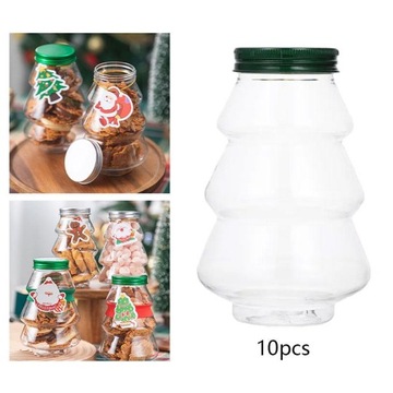 10 sztuk przezroczystych butelek na napoje wielokrotnego użytku 500 ml