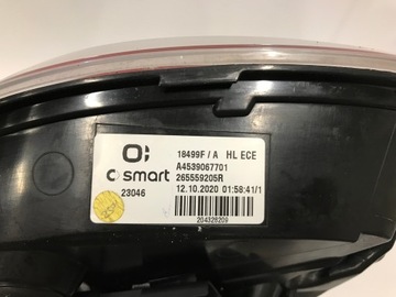 SMART EQ FORFOUR / FOURTWO 19-22 FACELIFT SVĚTLO ZADNÍ LEVÝ FULL LED EVROPA