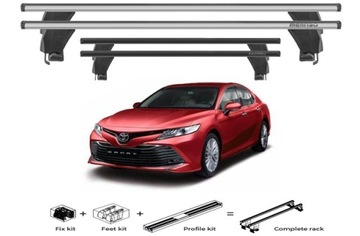 Bagażnik dachowy aluminiowy TOYOTA Camry (XV70) model produkowany od 2017>