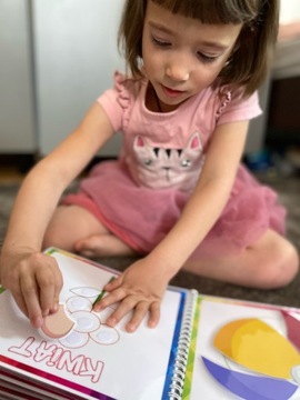 Развивающая книга на липучке Мои первые приложения