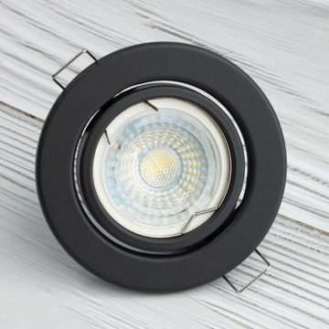 OPRAWA HALOGENOWA PODTYNKOWA RUCHOMA LED DO GWINTU GU10 GRAFIT IDEALED