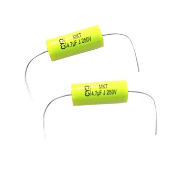 2 szt. 4.7uF 250V metalizowana folia poliestrowa