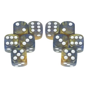 КОСТИ D6 1,6 СМ РПГ ШЕСТИГРАННЫЕ КОСТИ «РУСАЛКА БЛОНДИНКА»