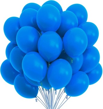 Balony niebieskie duże pastelowe ślub wesele 100 x