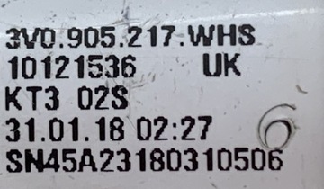 КНОПКА СТАРТ-СТОП SKODA 3V0905217