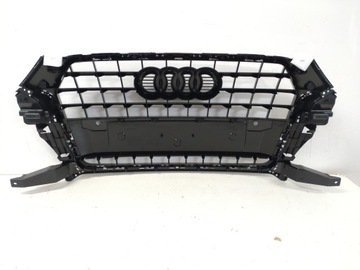 GRILL Atrapa chłodnicy krata zderzaka AUDI Q3 8U0853651P lift 15- czarny