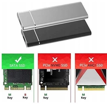 Корпус для SSD M2 USB тип C 3.0 Алюминиевый держатель для дисков USB C