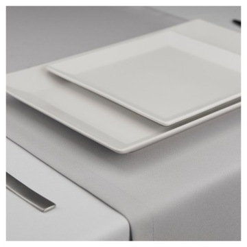 ELEGANCKI GŁADKI OWALNY OBRUS OWAL SZARY 120x180