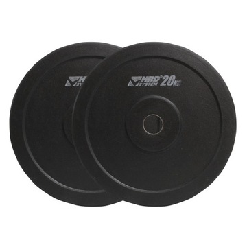HRD SYSTEM ZESTAW 40KG OBCIĄŻENIE OLIMPIJSKIE BUMPER 50,5MM