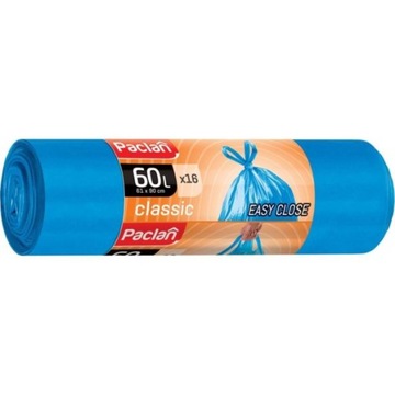 Paclan Worki na śmieci uniwersalne 60L 16 szt.