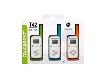 Комплект из трех раций MOTOROLA T42
