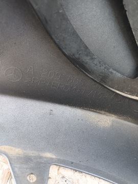 MERCEDES CLK C209 W209 FACELIFT NÁRAZNÍK PŘEDNÍ