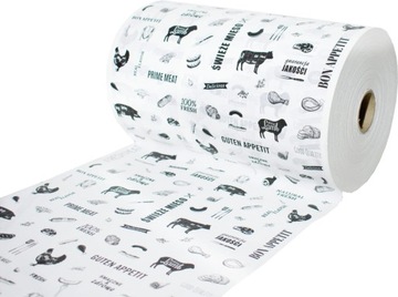 PAPIER Z PE DO PAKOWANIA WĘDLIN ŻYWNOŚCI ROLKA 35 CM 10 KG