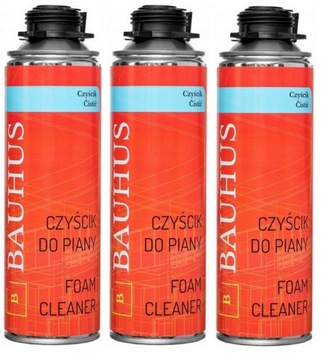 BAUHUS Czyścik do Piany ZESTAW SMART 3x500ml