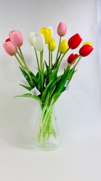 Красивый тюльпан из силикона/резины 40 см