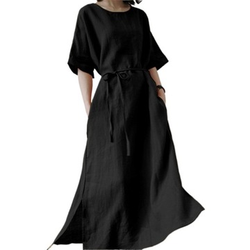 Stylowa Sukienka Letnia Plus Size Z Lnu Komfort I Moda W Jednym Casualowy