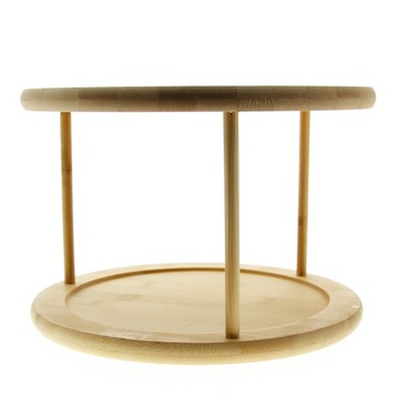 БАМБУКОВАЯ ТАРЕЛКА С ПОВОРОТНЫМ УЗОРОМ