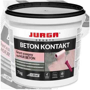 Grunt Szczepny z Piaskiem Kwarcowym BETON KONTAKT Mrozoodporny 7 kg JURGA