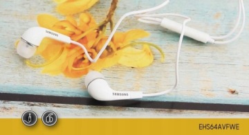 ОРИГИНАЛЬНЫЕ НАУШНИКИ-ВКЛАДЫШИ SAMSUNG EHS64 3,5 мм ТЕЛЕФОН ПЛАНШЕТ НОУТБУК