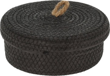 ДЖУТОВАЯ КОРЗИНА для хранения С КРЫШКОЙ 3 шт.