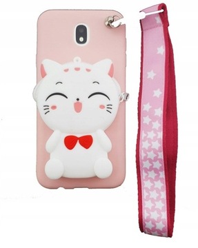 Etui PORTFEL KOT SMYCZ do Xiaomi Redmi 12C