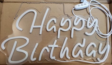 Персонализированный светодиод Neon Happy Birthday для