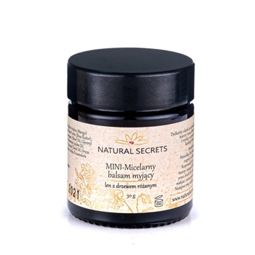 Natural Secrets, Micelarny balsam myjący, 30 g