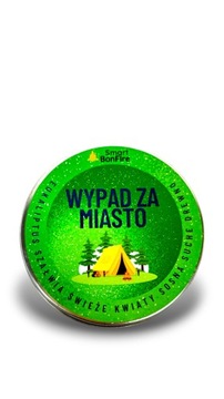 SmartBonfire Wypad Za miasto Zapachowe Ognisko Świeca Sojowa Ogień!