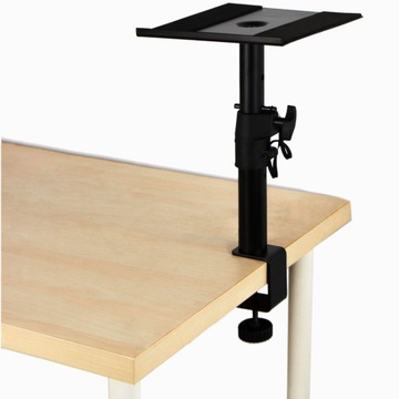 STATYW STOJAK STAND BIURKOWY MONITORY STUDYJNE GŁOŚNIKI AKTYWNE REGULOWANY