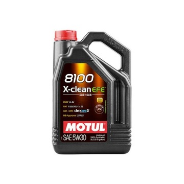 OLEJ SILNIKOWY MOTUL 8100 X-CLEAN EFE 5W30 5L