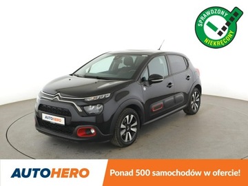 Citroen C3 III Hatchback Facelifting 1.2 PureTech 110KM 2021 Citroen C3 Navi Czujniki parkowania Hak