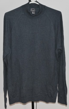 H&M WOOL BLEND SWETER 55% WOOL WEŁNA COTTON L