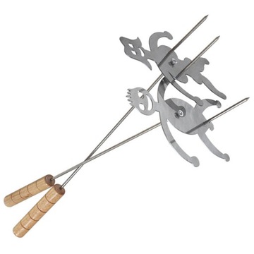 2 забавных вилки для барбекю в форме женщин и мужчин