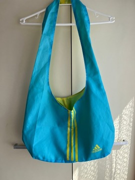 niebiesko-turkusowa torba na jedno ramię adidas