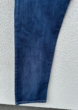 Armani Jeans W32 granatowe spodnie jeansowe J06 slim