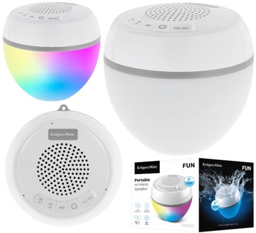 GŁOŚNIK BLUETOOTH 5.3 MAŁY WODOODPORNY KRUGER FUN