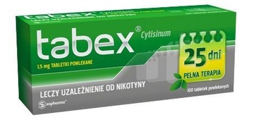 Tabex 1,5 mg, 100 tabletek