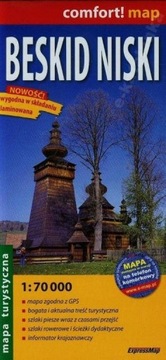 BESKID NISKI MAPA LAMINOWANA 1:70 000 EXPRESS MAP