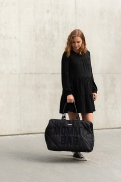 Сумка Childhome Mommy Стеганая Черная