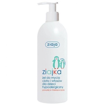 ZIAJKA żel do mycia ciała i włosów 400ml 2w1
