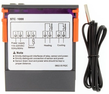 РЕГУЛЯТОР ТЕРМОСТАТ-РЕГУЛЯТОР ТЕМПЕРАТУРЫ STC-1000