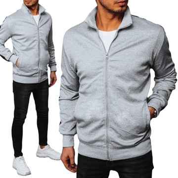 ROZPINANA BLUZA MĘSKA ZE STÓJKĄ roz. XL