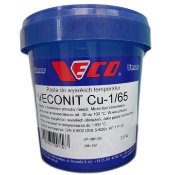 Smar miedziowy VECO Veconit Cu-1/65 2 kg