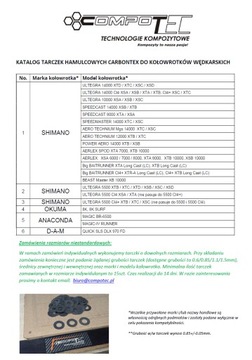 ДИСКОВЫЙ ТОРМОЗ CARBONTEX ДЛЯ ULTEGRA 5500 XTD