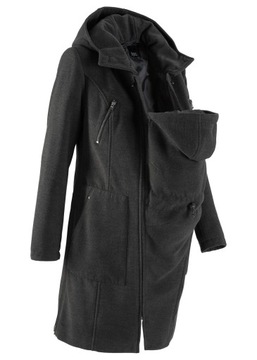 BPC PŁASZCZ CIĄŻOWY/ KURTKA Z WSTAWKĄ NA NOSIDEŁKO DLA NIEMOWLĄT D5C 34