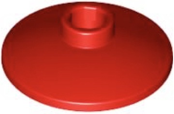 LEGO Czerwony Dysk 2x2 Talerz 4740 Red Dish Radar