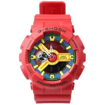 РЕМЕНЬ casio GA-100B GA-110FC, матовый КРАСНЫЙ